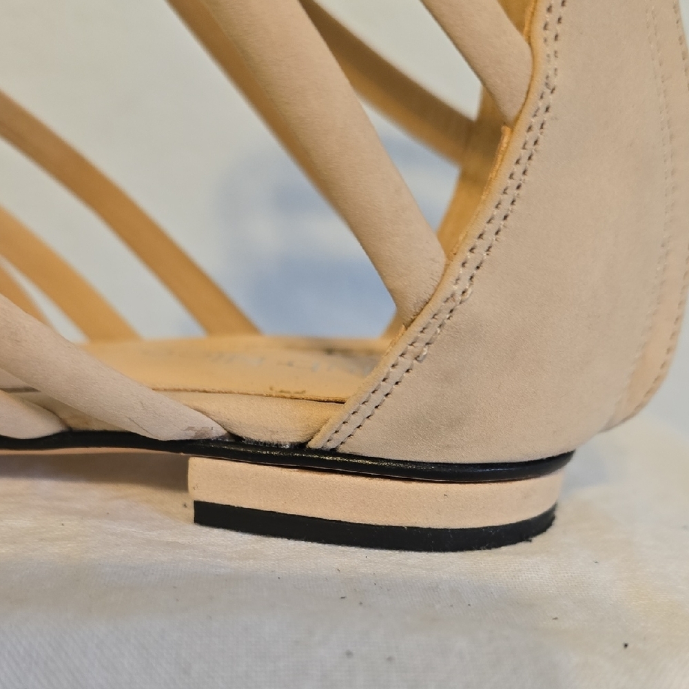 Klub Nico "Jolie" Nude Nubuck Gladiator Sandals. Size 7M Gently Worn - Picture 10 of 16
